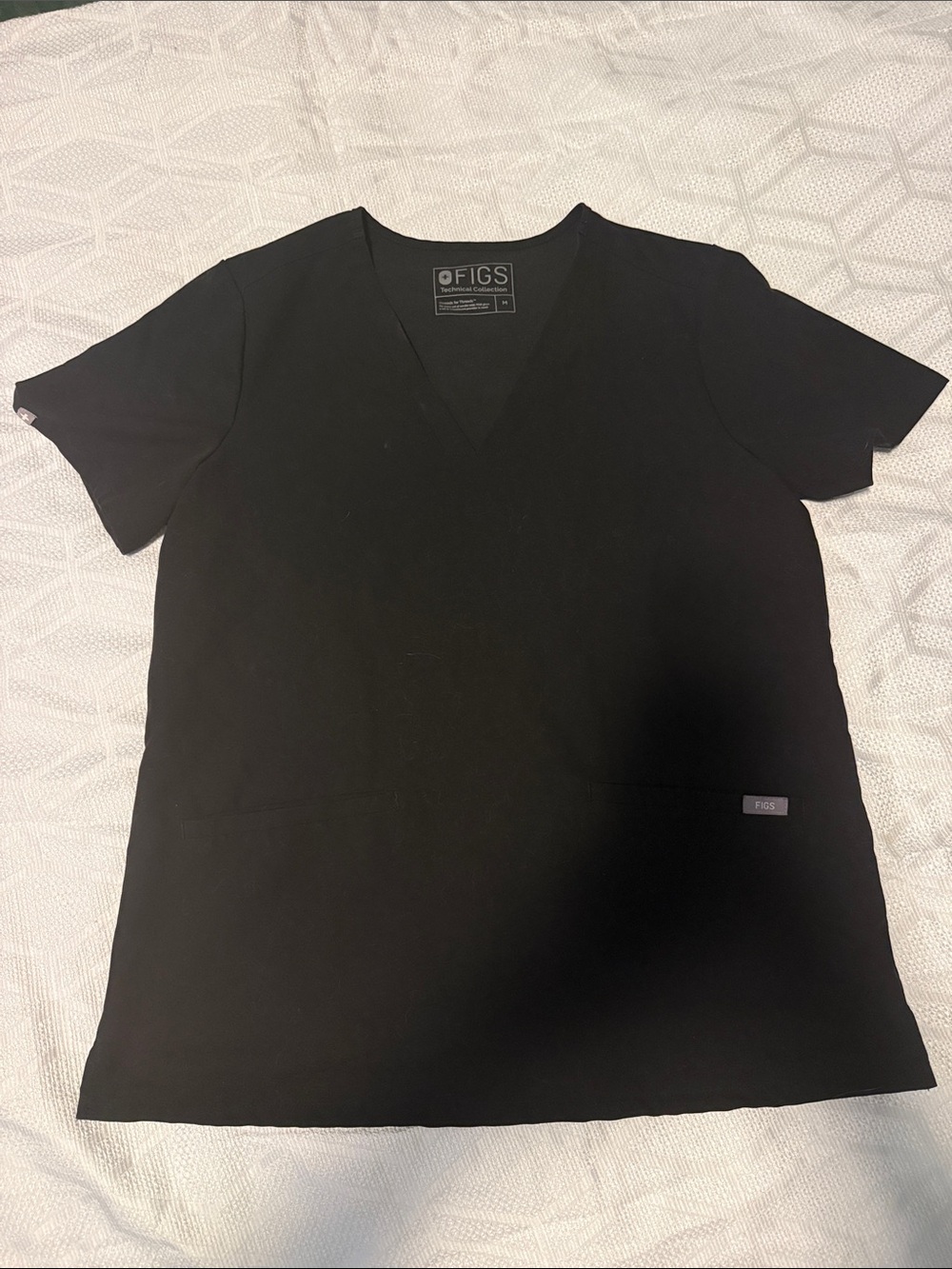 Figs Women’s Black Scrub Top